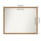 Amanti Art Non-Beveled Wood Wall Mirror, Carlisle Blonde Narrow Frame